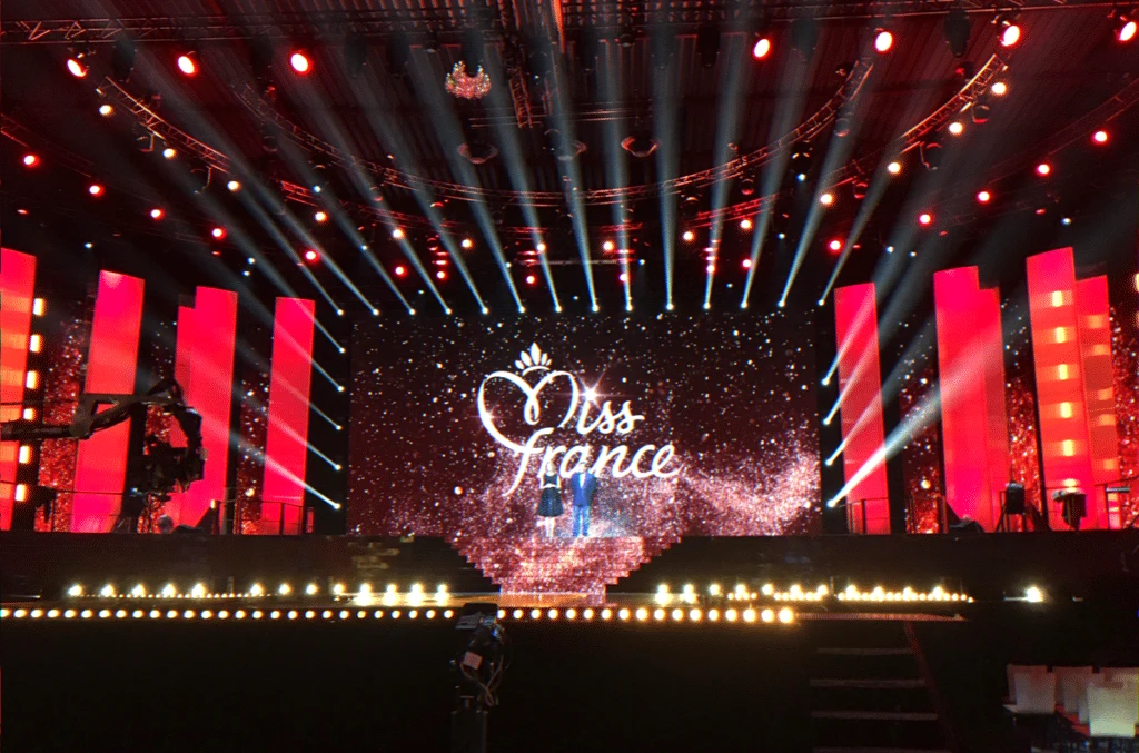 Miss France 2026 stage at Zénith d'Amiens
