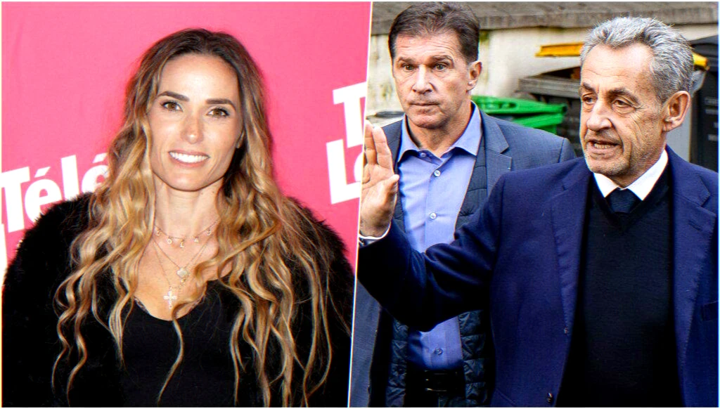 Soutien public devant un domicile à Paris (XVIe) après l'incarcération d'un ancien président