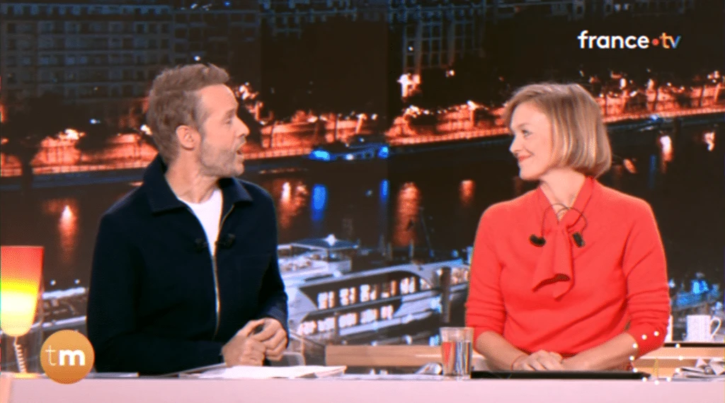 télématin interview: guest ends discussion about a fellow artist and announces a 2026 church tour