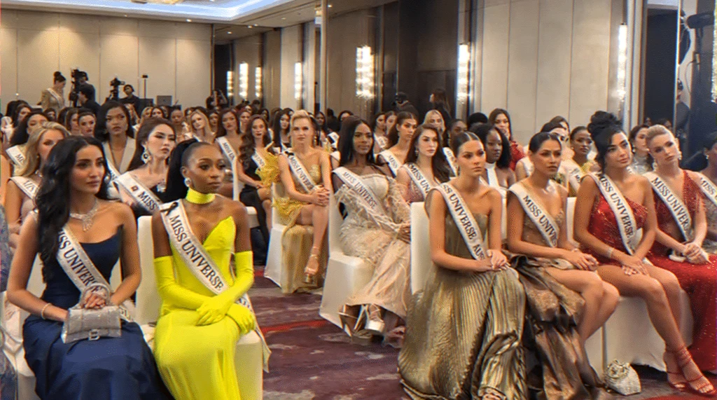 Miss Univers 2025 Bangkok altercation and candidates' solidarity