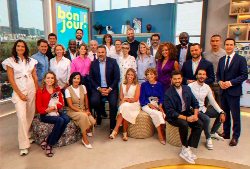 Morning show presenter temporarily absent for an off-site shoot