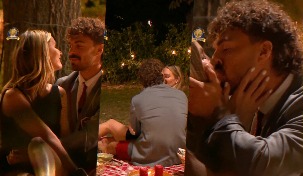 The Cerveau contestants' budding romance: private dinner and first kiss