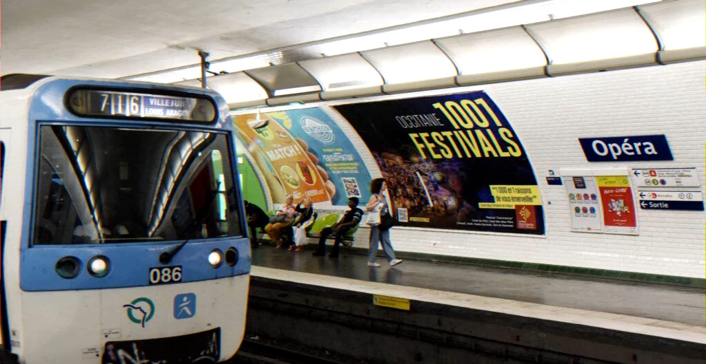 Attaque métro Paris ligne 3 — trois femmes légèrement blessées, suspect interpellé