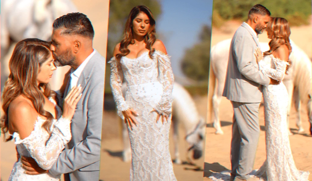 mariage privé à Dubaï annonce vidéo émotionnelle