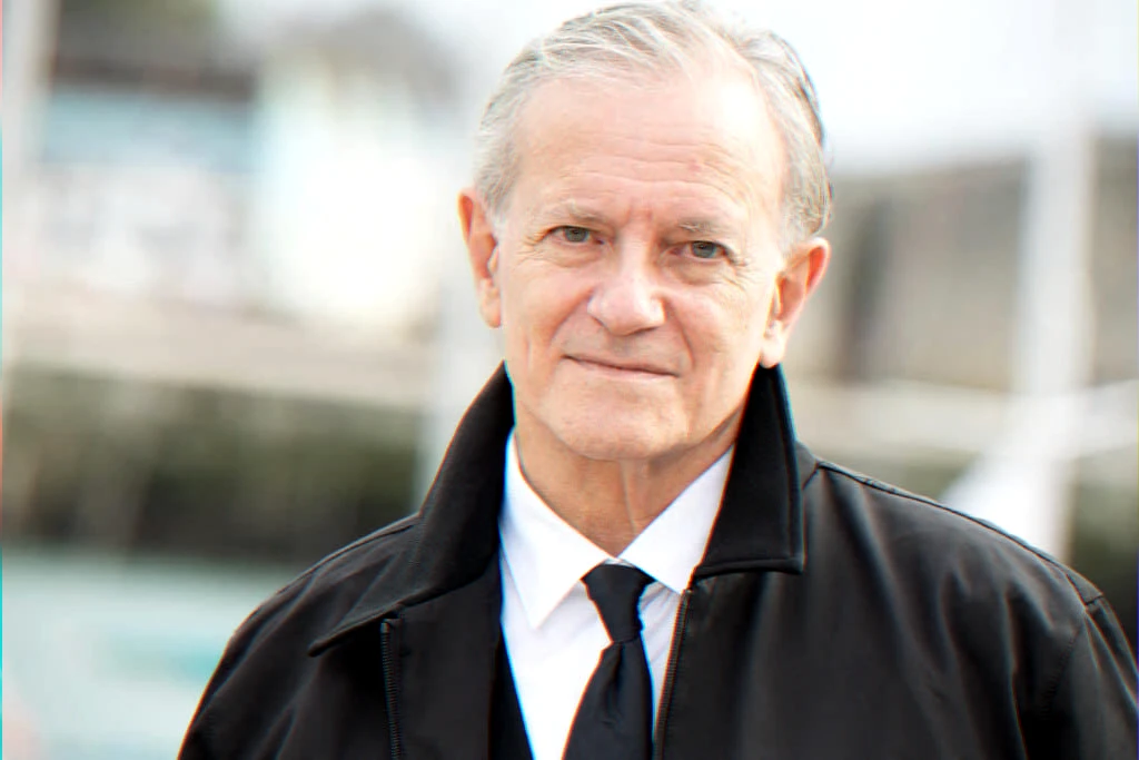 Image for article on a veteran French theatre figure's account of childhood assault, recovery and artistic transmission