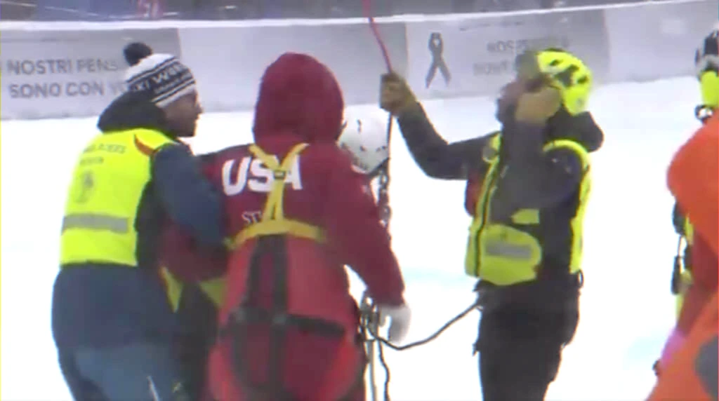 Crans‑Montana downhill cancelled after multiple falls and airlifted competitor, 30 Jan 2026