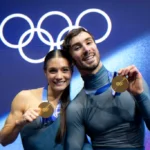 French ice dance gold at Winter Olympics 2026 praised on social media