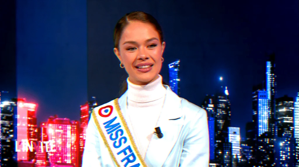 Pageant winner media tour and emotional TV interview