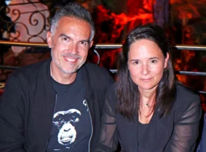 Author at Paris book launch signaling a new personal chapter