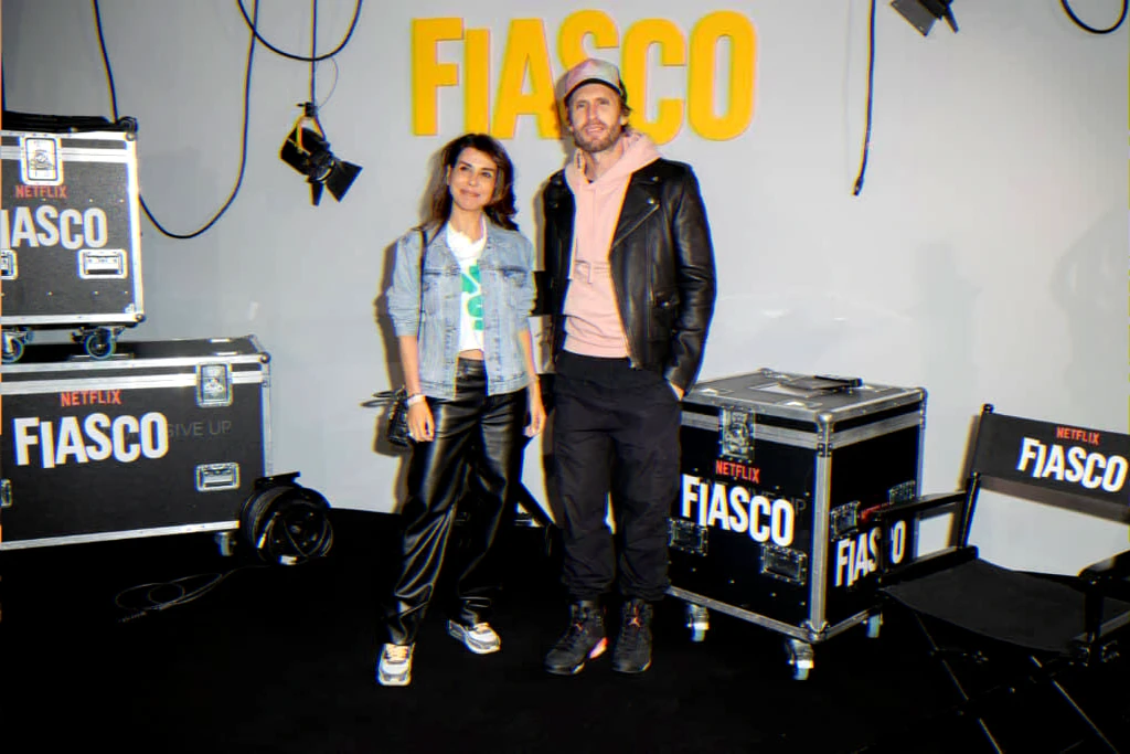 long-term French film collaborators at a movie premiere