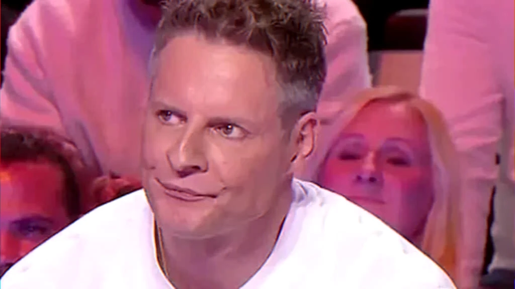 television presenter discussing addiction and recovery