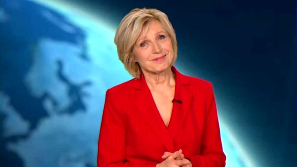 tv presenter encouraging breast cancer screening and prevention