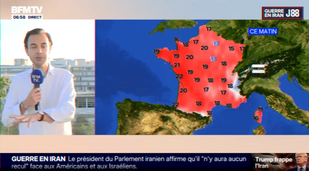 cartes météo rouges réactions menaces