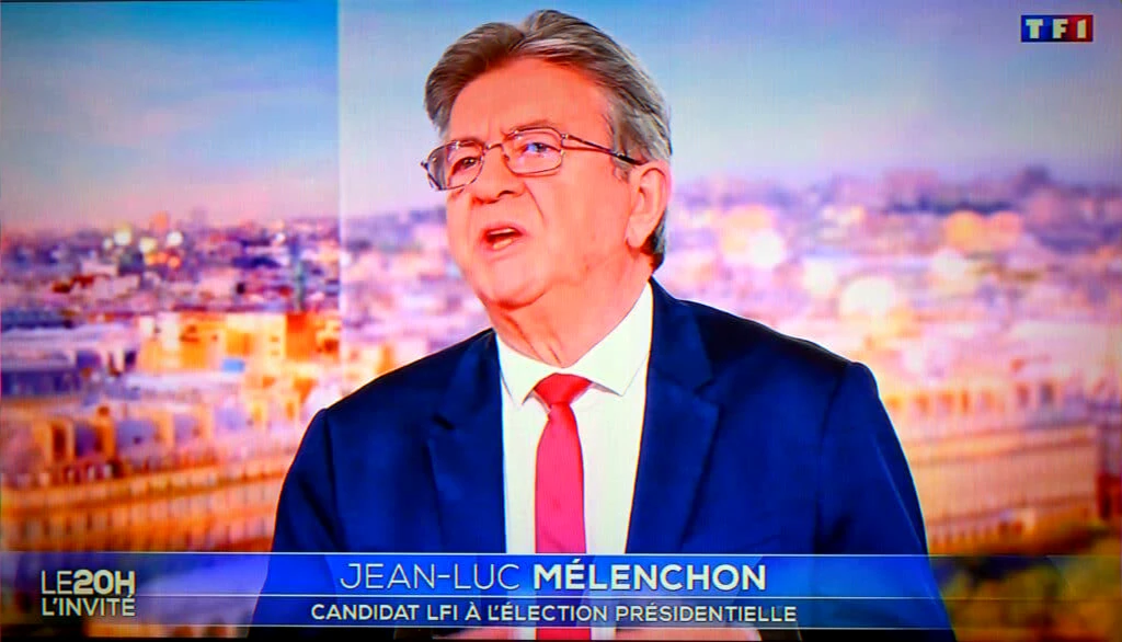 2027 presidential campaign announcement on TV news bulletin