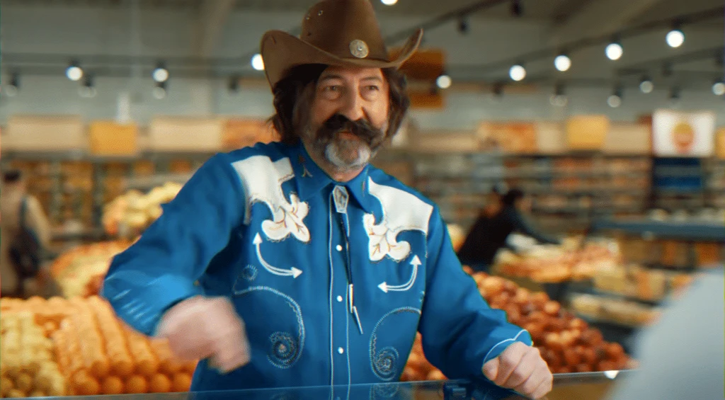 incognito supermarket ad campaign with comedic lead