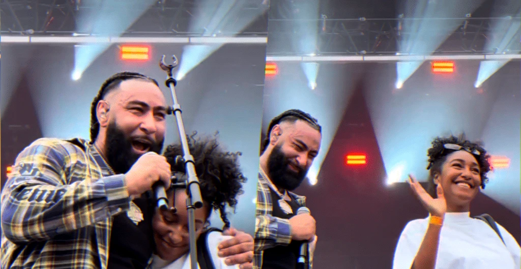 Emotional on-stage reunion at the Ardentes festival